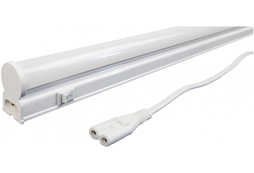 LED T5 Integrated Tube 6W 300mm WW 3000K with AC plug