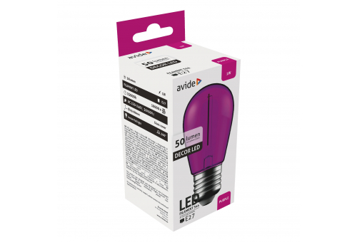 Bec LED decor filament 1W E27 Violet Avide