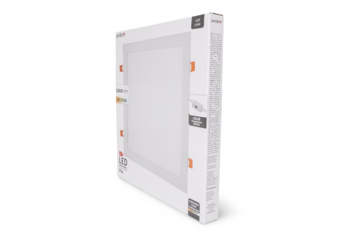 Avide LED Ceiling Lamp Recessed Panel Square ALU 24W CCT IP44