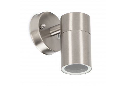 Outdoor Wall Lamp Peka 1xGU10 IP44 Satin Nickel